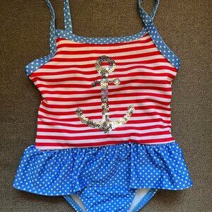 Patriotic Baby Girl Swim Suit (18mo)